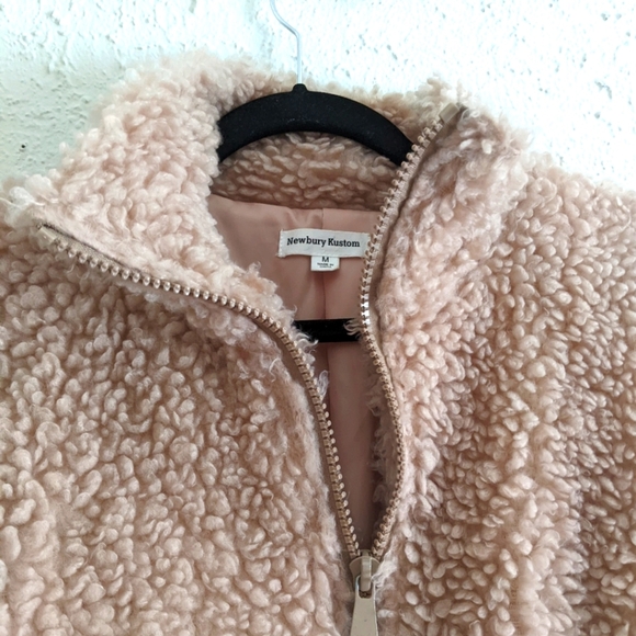 Newbury Kustom Sherpa Bomber Jacket - Picture 3 of 8